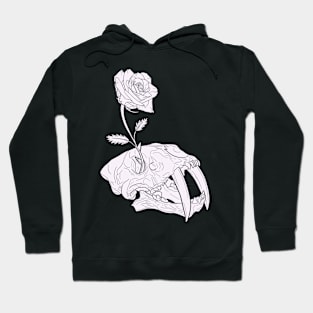 Skull and rose Hoodie